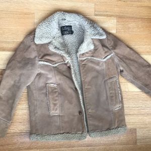 VTG Suede Shearling Coat